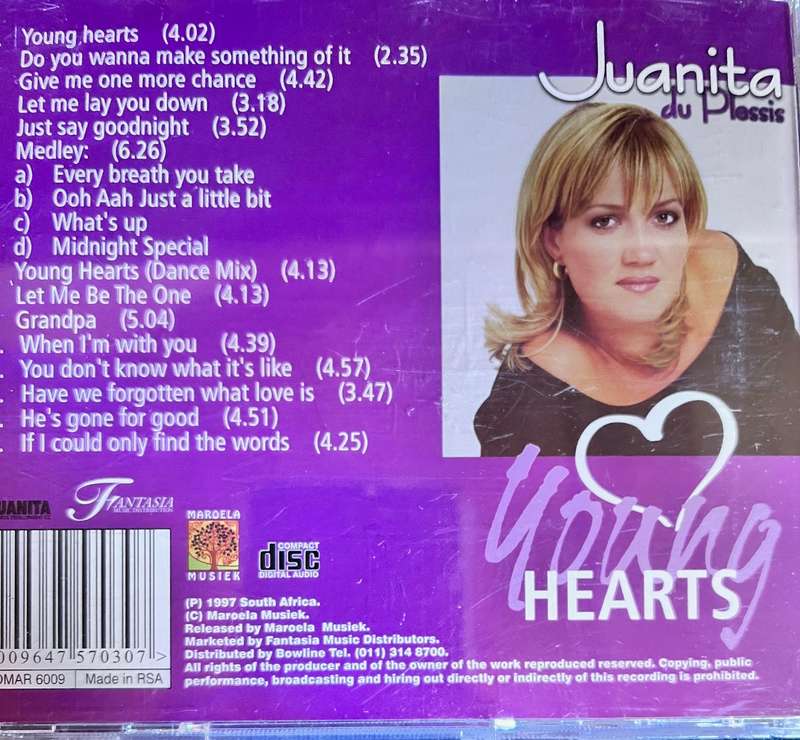 Young Hearts - Juanita du Plessis CDMAR6009