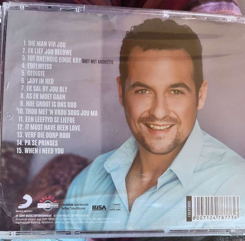 Andre Venter - Die man vir jou CDSEL 0151