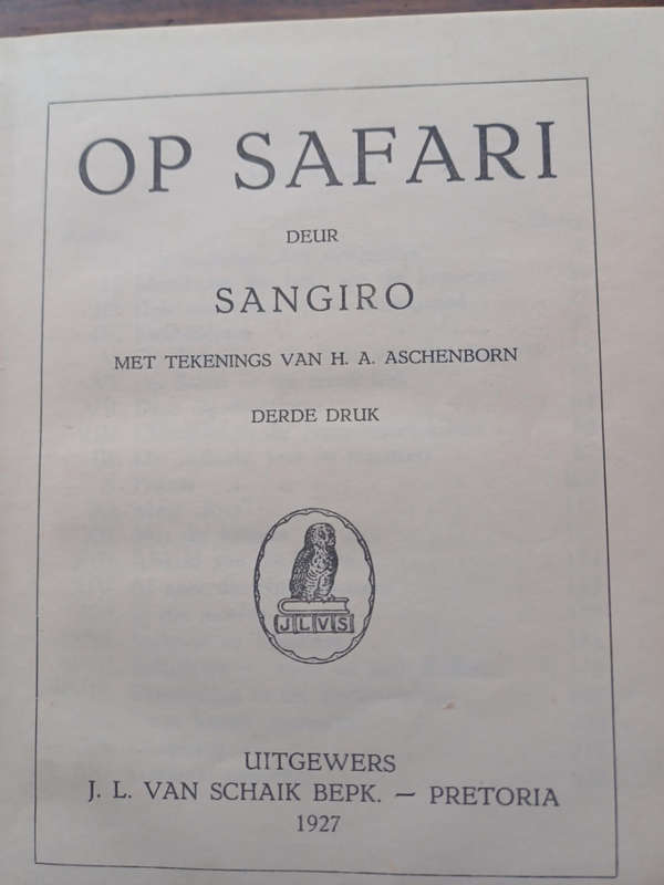 Op Safari - Sangiro