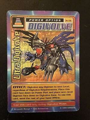 Ultra Digivolve: vintage RARE card from Digimon