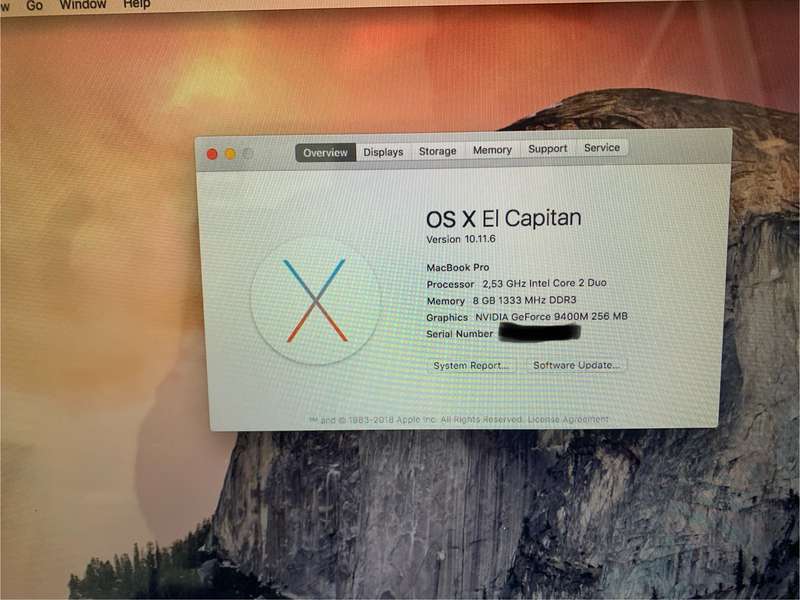 Macbook pro 15" 2009 CORE 2 DUO (PRE OWNED)