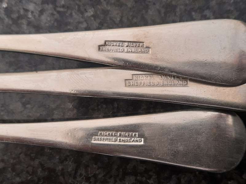 Collection of  Silver-Plated and 22 Nickel Silver Forks 15 Fish knife, 16 Spoons AND 6 TEA SPOONS