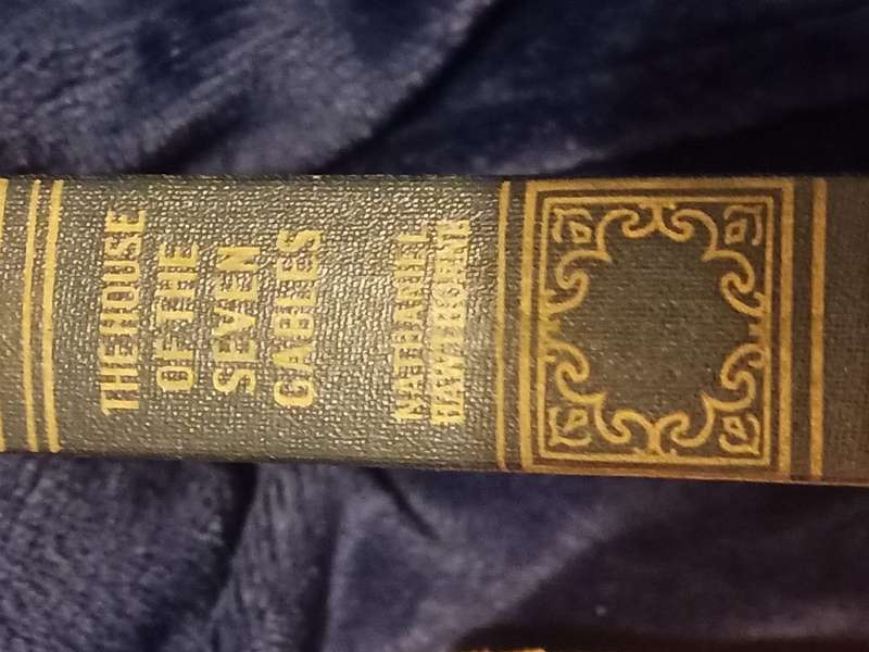 2x Vintage BOOKS WRITINGS OF JOHN RUSKIN 1864 AND THE HOUSE OF THE SEVEN GABLES  NATHANIEL HAWTHORNE