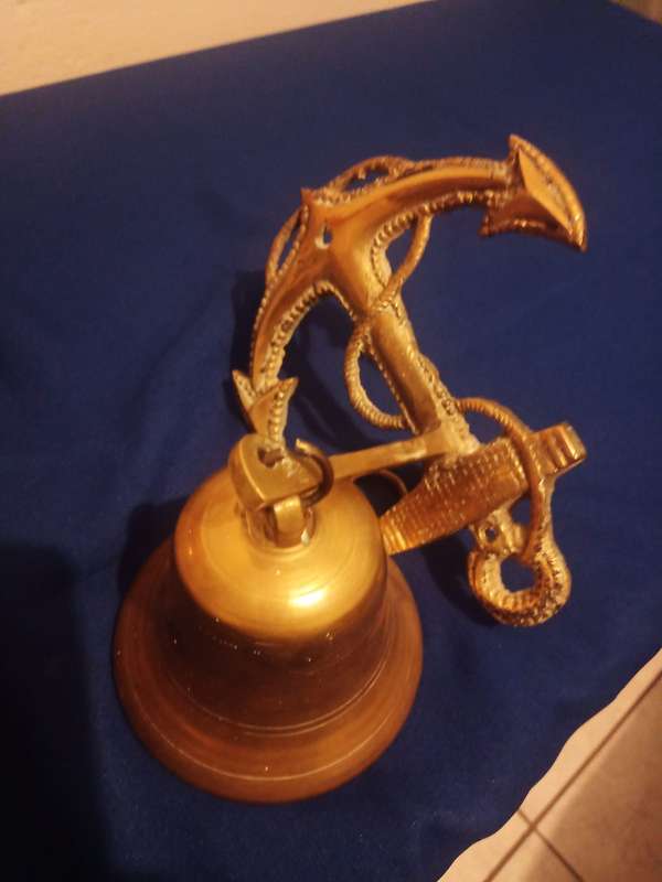 Large Ships Bell & Anker Mountain Plate
