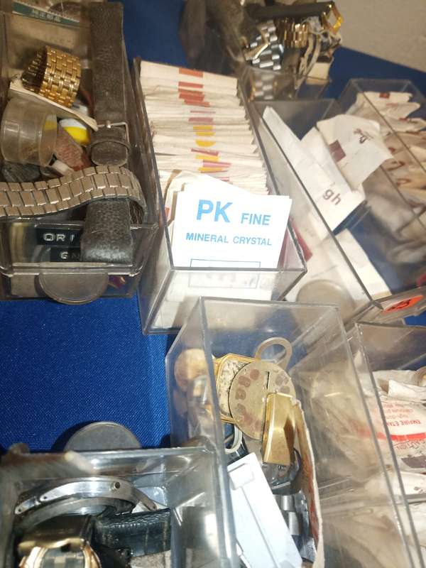 OLD STOCK  Watchmaker Estate Watch Hour & Minute  Hands Watch Glass Watch Spare Parts as a job lot