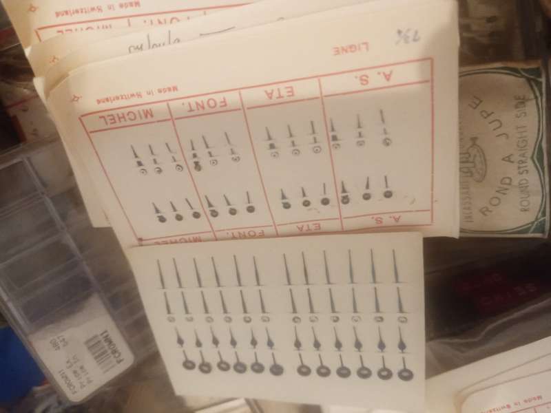 OLD STOCK  Watchmaker Estate Watch Hour & Minute  Hands Watch Glass Watch Spare Parts as a job lot