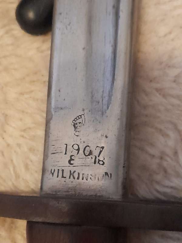 WW1 1907 British Wilkinson bayonet