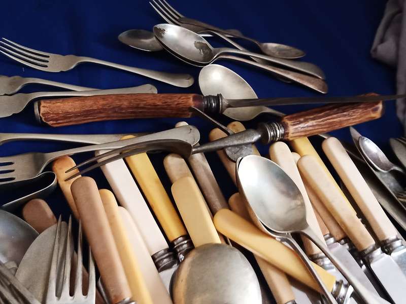 Vintage  knives and forks
