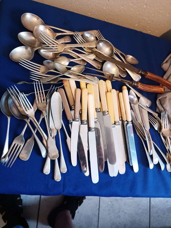 Vintage  knives and forks