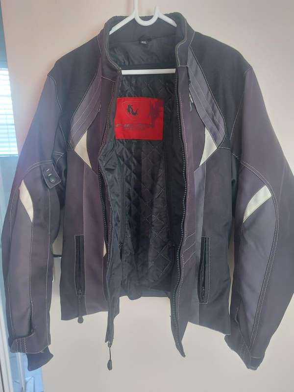 Motorcycle leather jacket by Charlie London UK 4XL