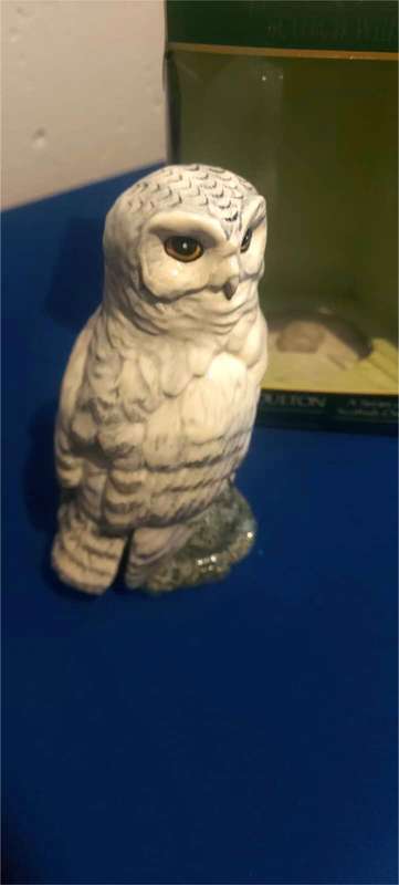 Royal Doulton Snowy  Owy Whyte & Mackay Decanter  A series of Scottish Birds of Prey.
