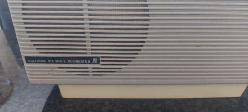 National All Wave Transistor radio made in Japan in the late 1950's not tested