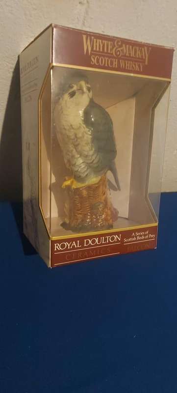 Royal Doulton Osprex  Whyte & Mackay Decanter  A series of Scottish Birds of Prey.