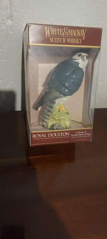 The last of Royal Doulton Osprex  Whyte & Mackay Decanter  A series of Scottish Birds of Prey.