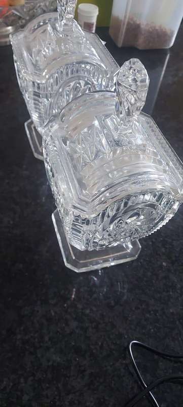Art Deco Style Pressed Glass