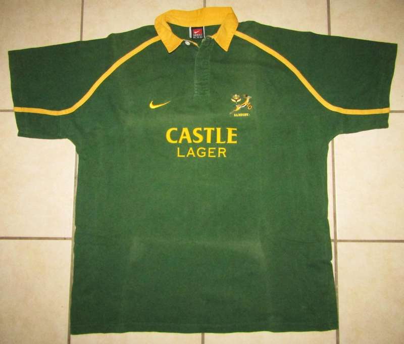 Old Nike Springbok Rugby Jersey - Size 2XL