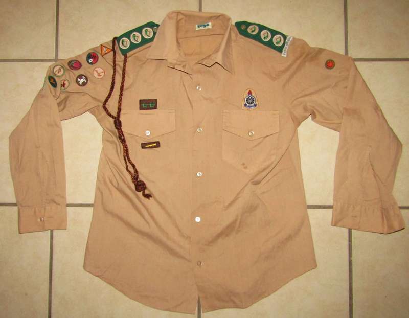Old Voortrekkers Shirt with Lanyard and Badges