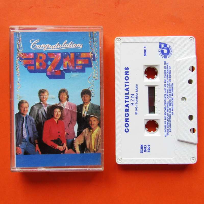 BZN - Congratulations - Cassette Tape (1991)