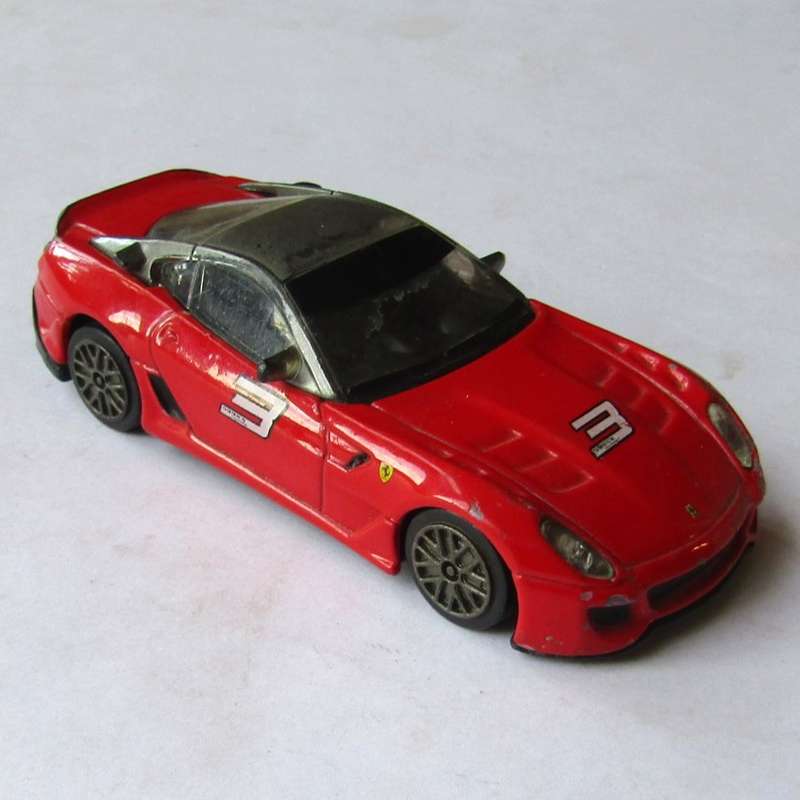 Old Bburago Ferrari 599XX 1/43 Scale Car