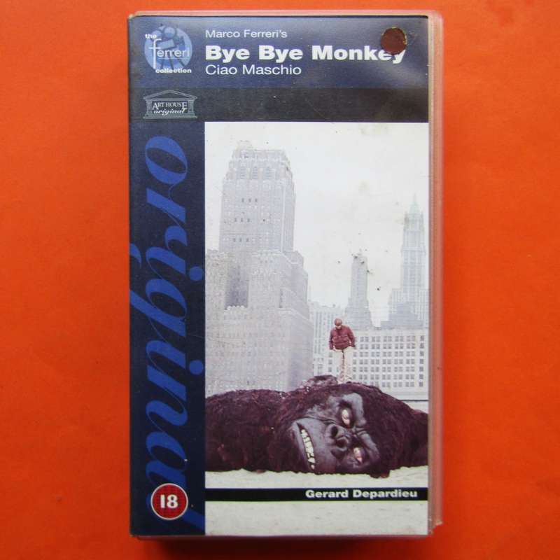 Bye Bye Monkey - Gérard Depardieu - Movie VHS Tape (1993)