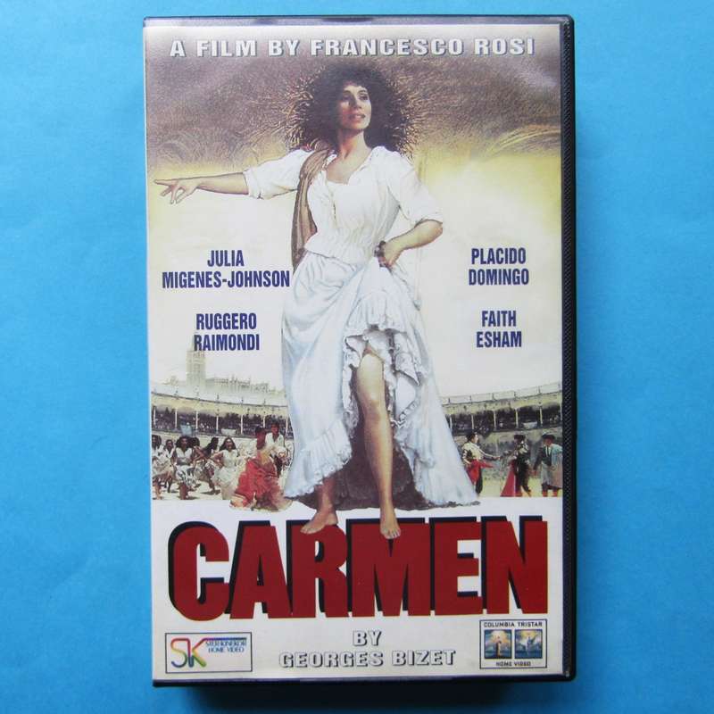 Carmen - Placido Domingo - Movie VHS Tape (1997)
