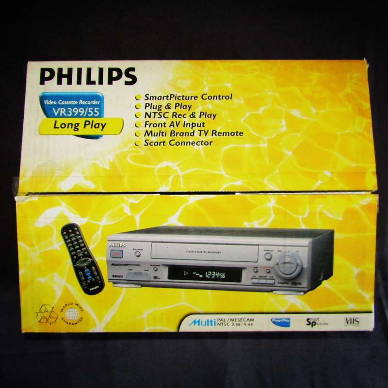 Philips VHS Video Cassette Recorder / Player