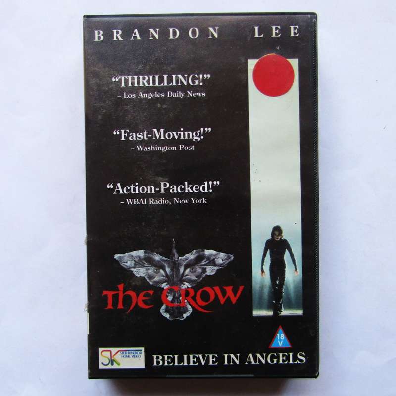 The Crow - Brandon Lee - Movie VHS Tape (1994)