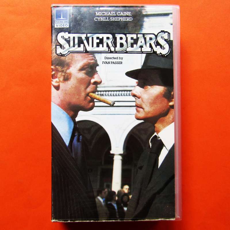 Silver Bears - Michael Caine - Crime Movie VHS Tape (1977)