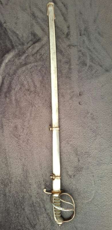 Old British Pattern 1821/45 Sword with Metal Scabbard