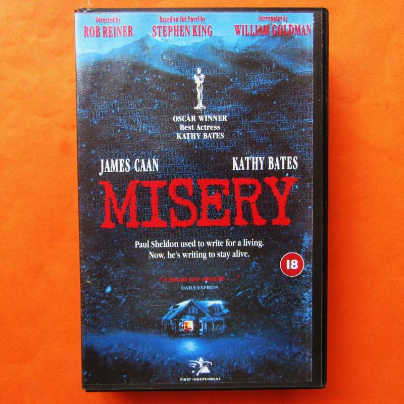 Misery - James Caan - Movie VHS Tape (1991)