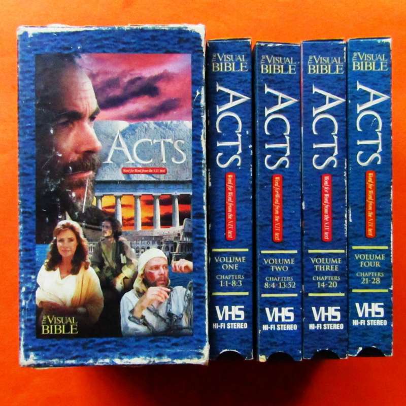Acts - Visual Bible VHS Video Tape Box Set