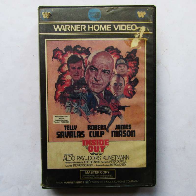 Inside Out - Telly Savalas - Movie VHS Tape (1984)