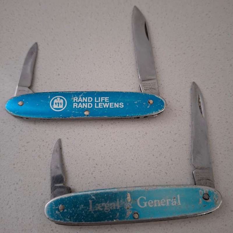 2 Old Victorinox Swiss Pocket Knives