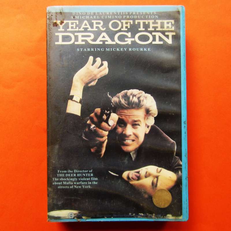 Year of the Dragon - Mickey Rourke - Action Movie VHS Tape (1986)