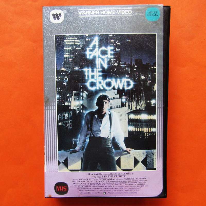A Face in the Crowd - Movie VHS Tape (1985)