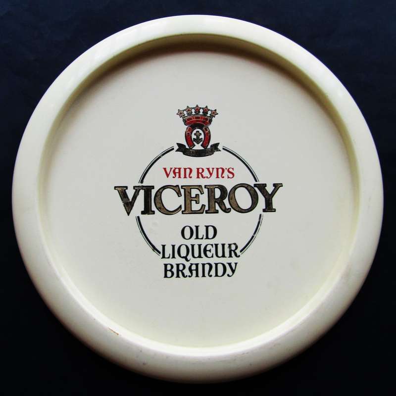 Large Old Viceroy Brandy Bar Tray