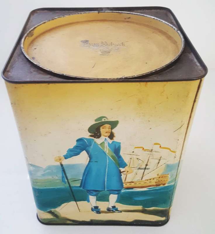 1652 - 1952 Jan van Riebeeck 300 Year Coffee Tin