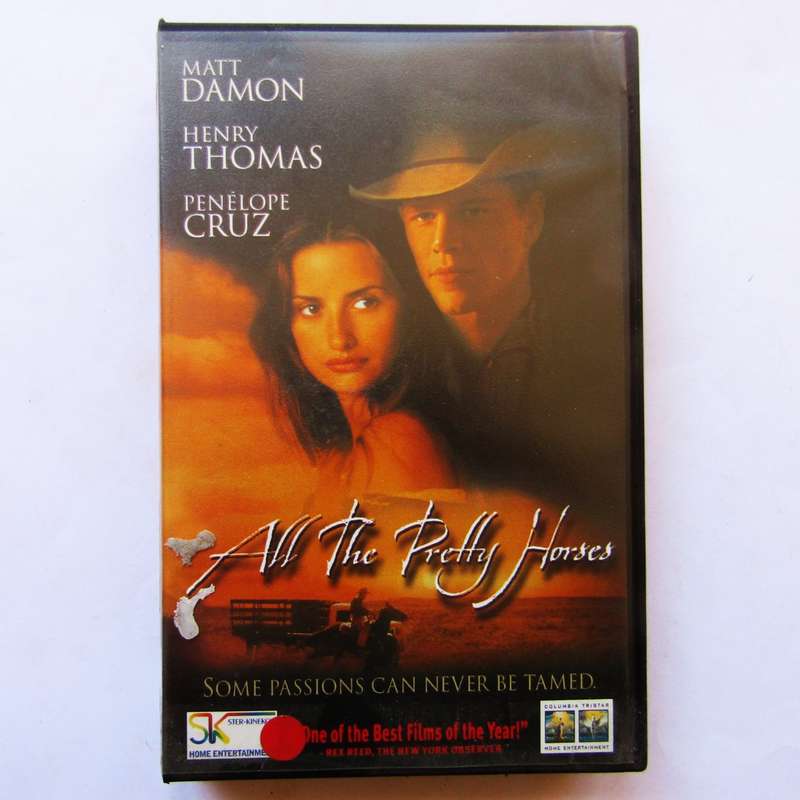 All the Pretty Horses - Matt Damon - Movie VHS Tape (2001)