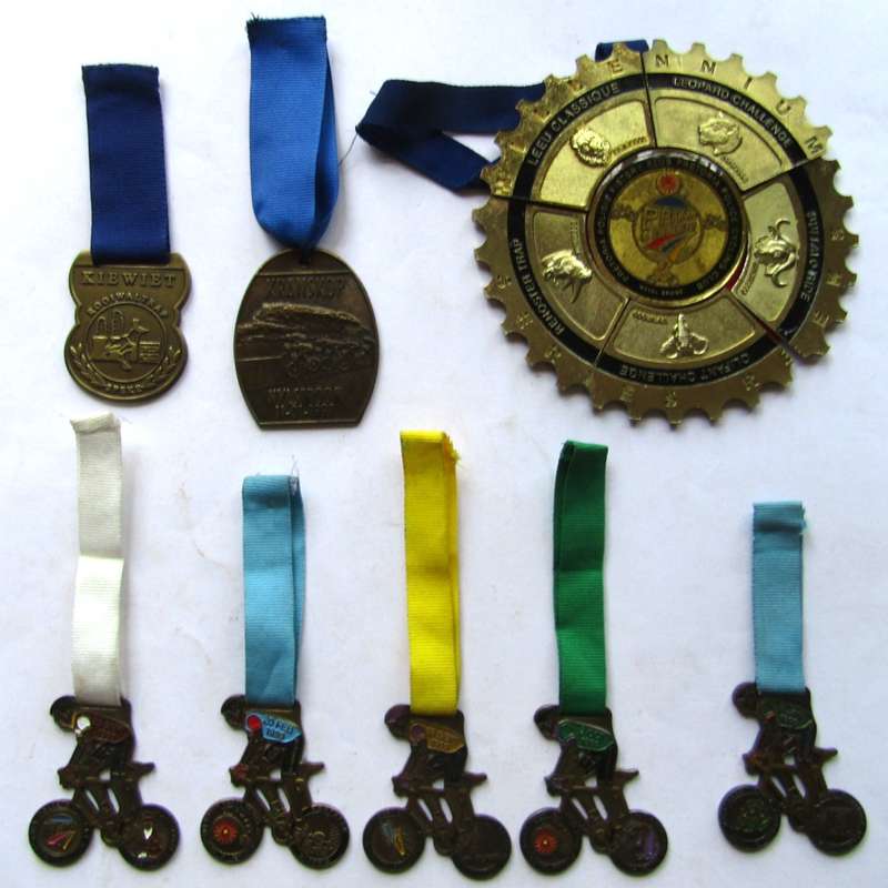 Lot of 8 Old Cycling Medals