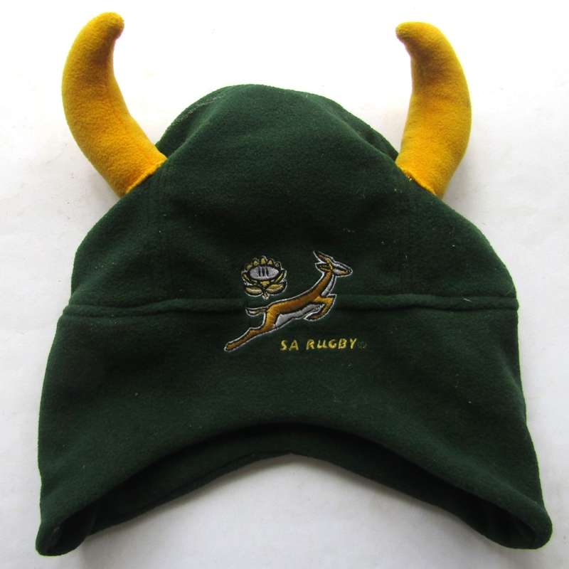 Old Springbok Rugby Cap with Horns