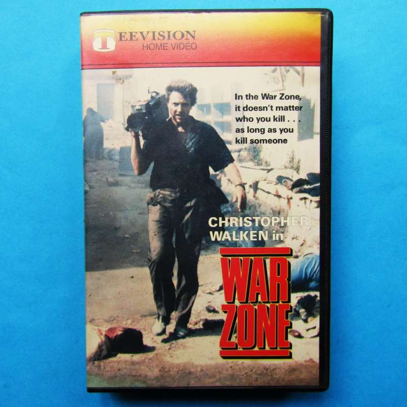 War Zone - Christopher Walken - Movie VHS Tape (1987)
