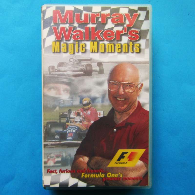 Murray Walker's Magic Moments - Formula One VHS Video Tape (1997)