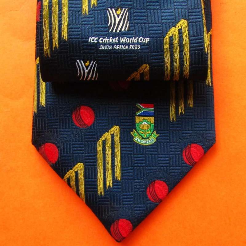 2003 World Cup SA Cricket Neck Tie