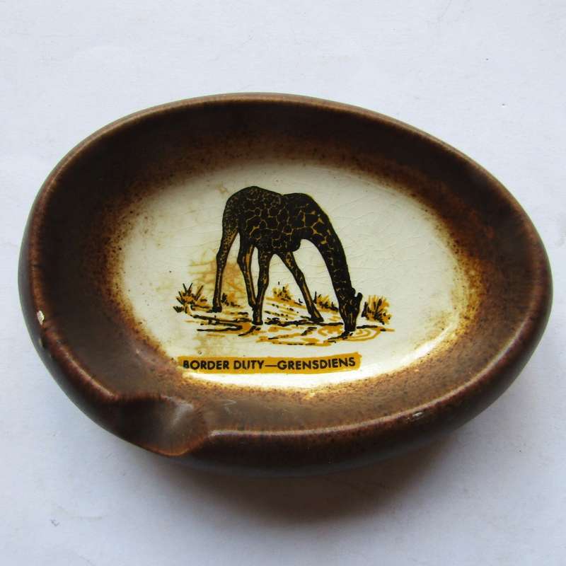 Old Border Duty Grensdiens Ashtray