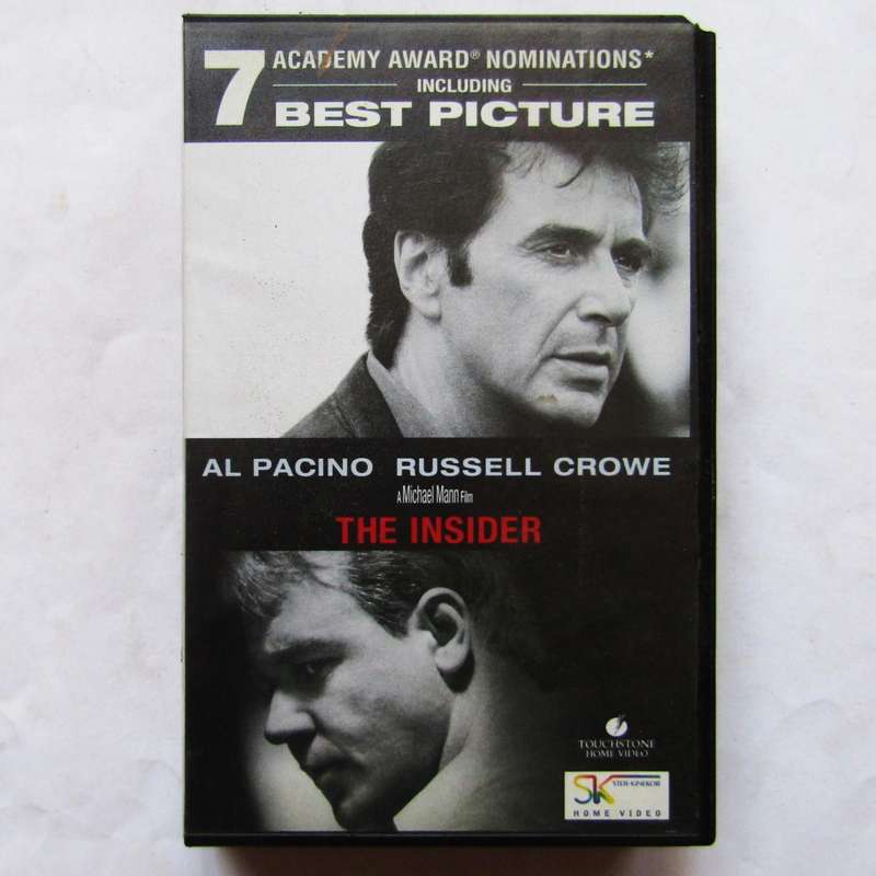 The Insider - Russell Crowe - Movie VHS Tape (1999)