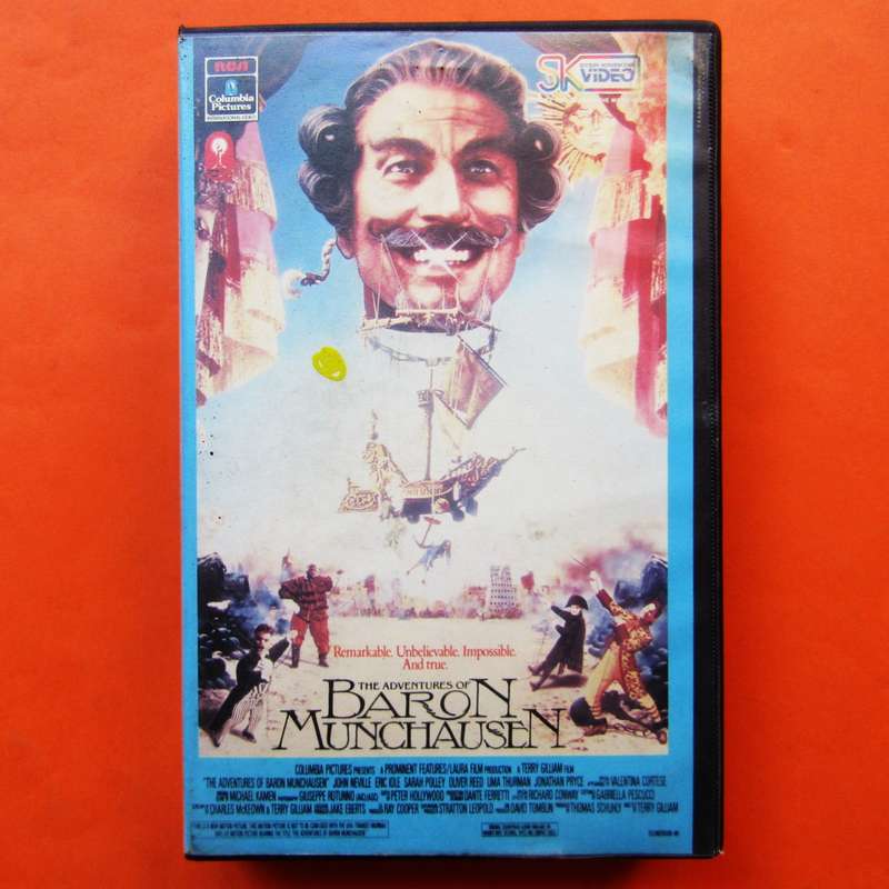 The Adventures of Baron Munchausen - Movie VHS Tape (1990)