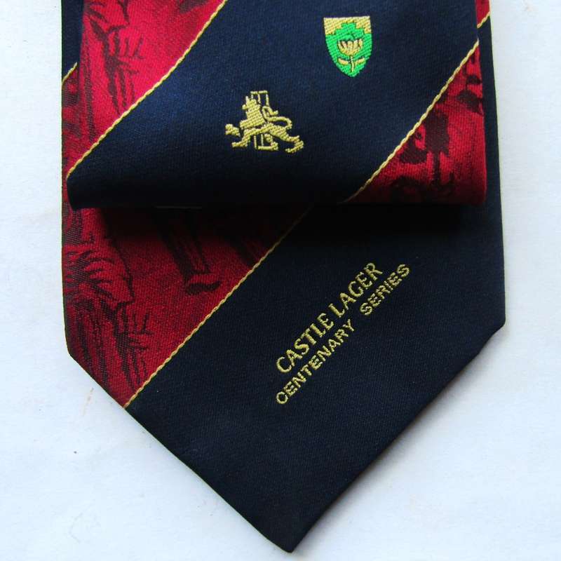 Old England vs SA Centenary Series Cricket Neck Tie