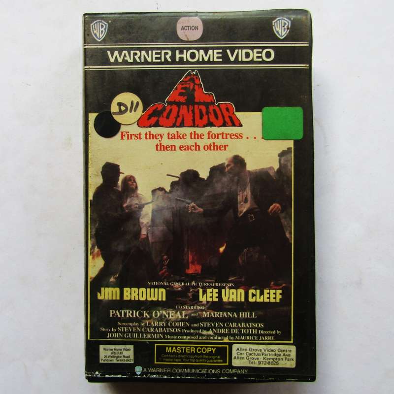 El Condor - Jim Brown - Movie VHS Tape (1986)