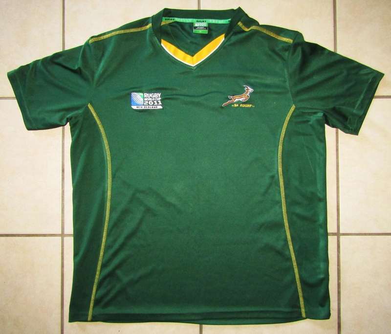 2011 World Cup Springbok Rugby Shirt - XL Size