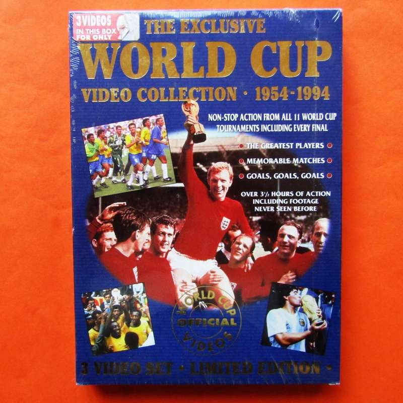 The Exclusive World Cup Video Collection - Sealed Triple VHS Tape Box Set